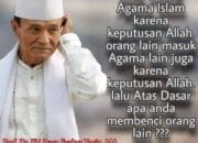 ATAS DASAR APA ANDA BENCI YANG TIDAK SEIMAN?