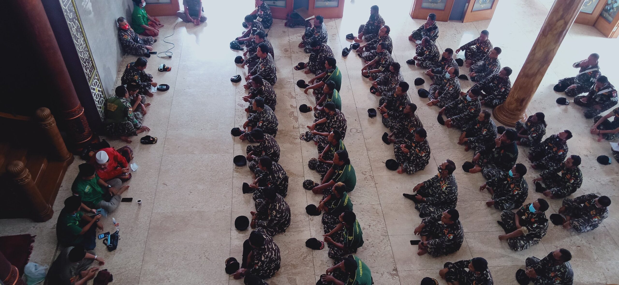 Suasana dalam acara rutinan BANSER