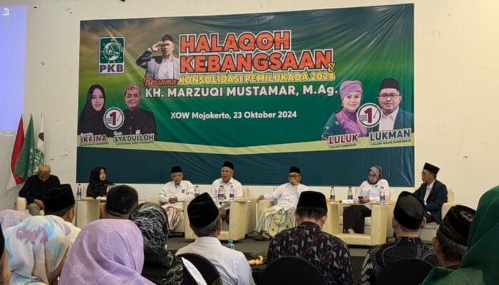 Kiai Dukung Ikfina dan Gus Dulloh di Halaqoh Kebangsaan sebagai Bupati Mojokerto